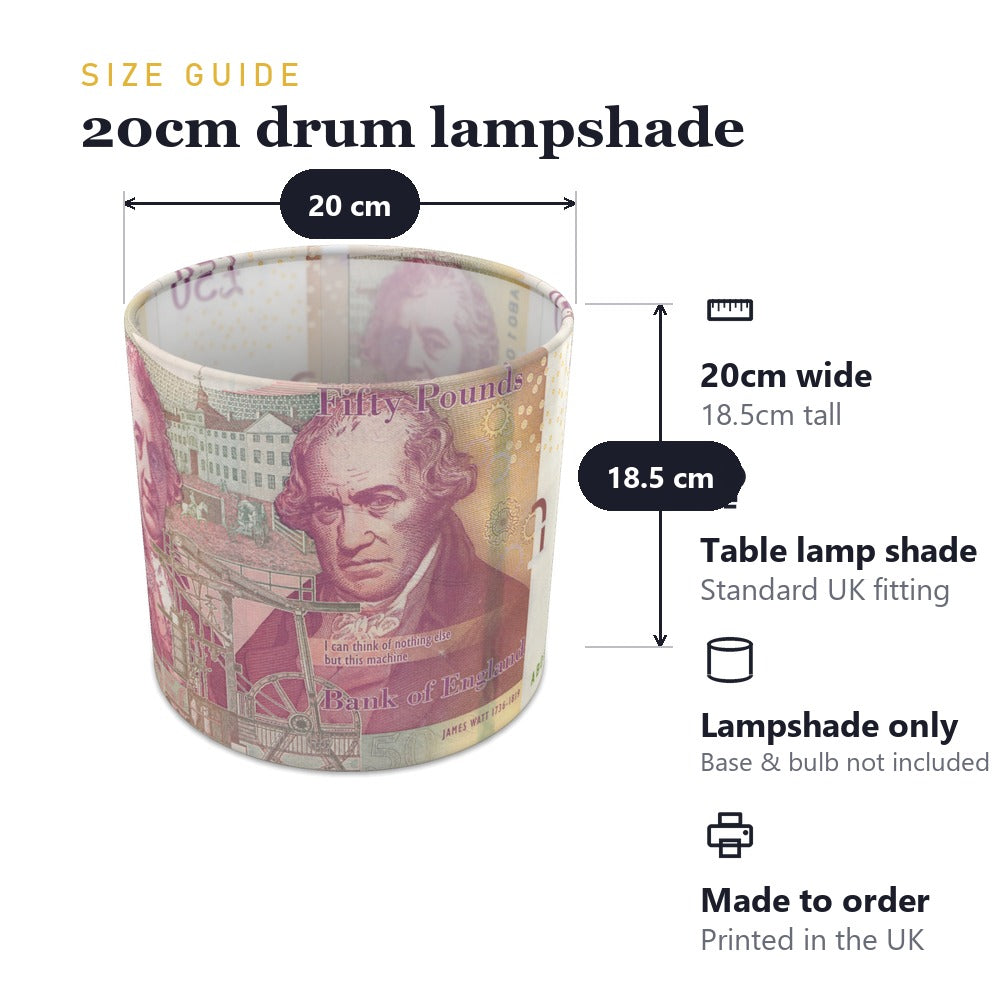 Money lampshade
