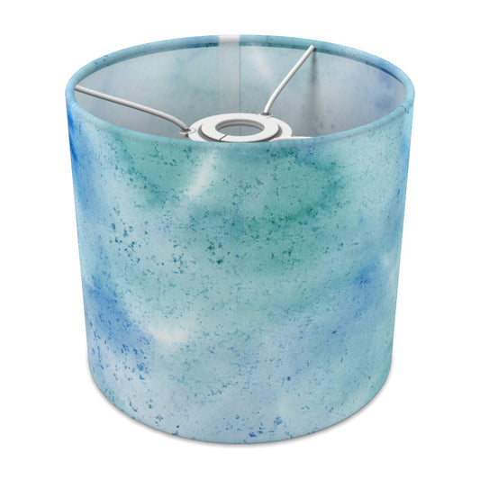 Blue Green Watercolor Pattern lampshade - 20cm Ceiling