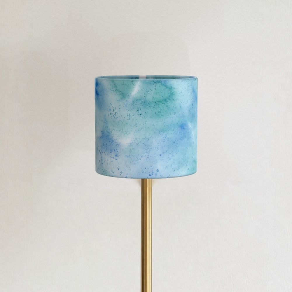 Blue Green Watercolor Pattern lampshade