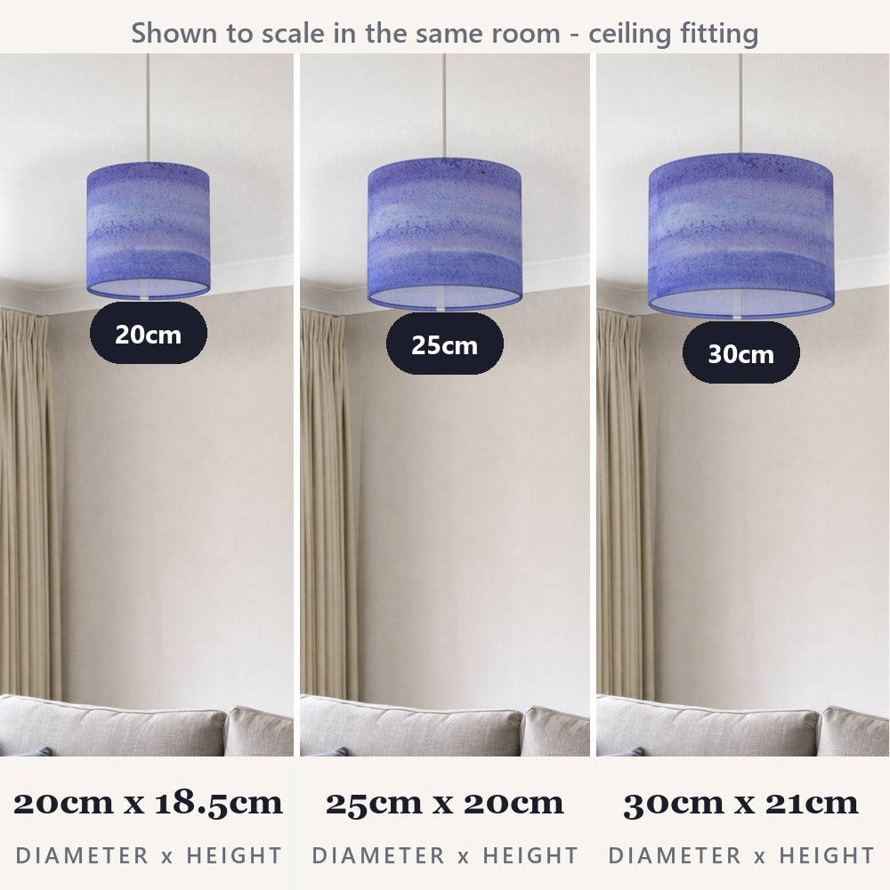 Purple Watercolor Pattern lampshade