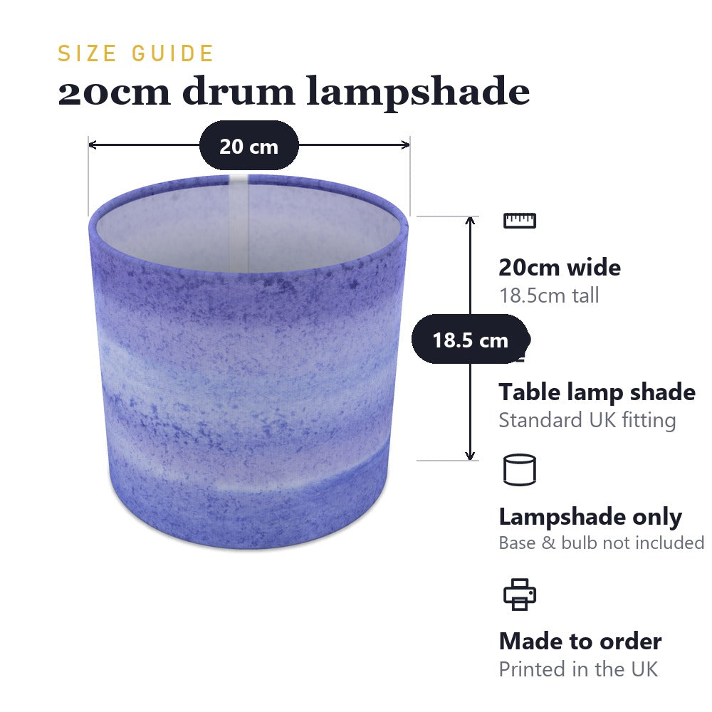 Purple Watercolor Pattern lampshade