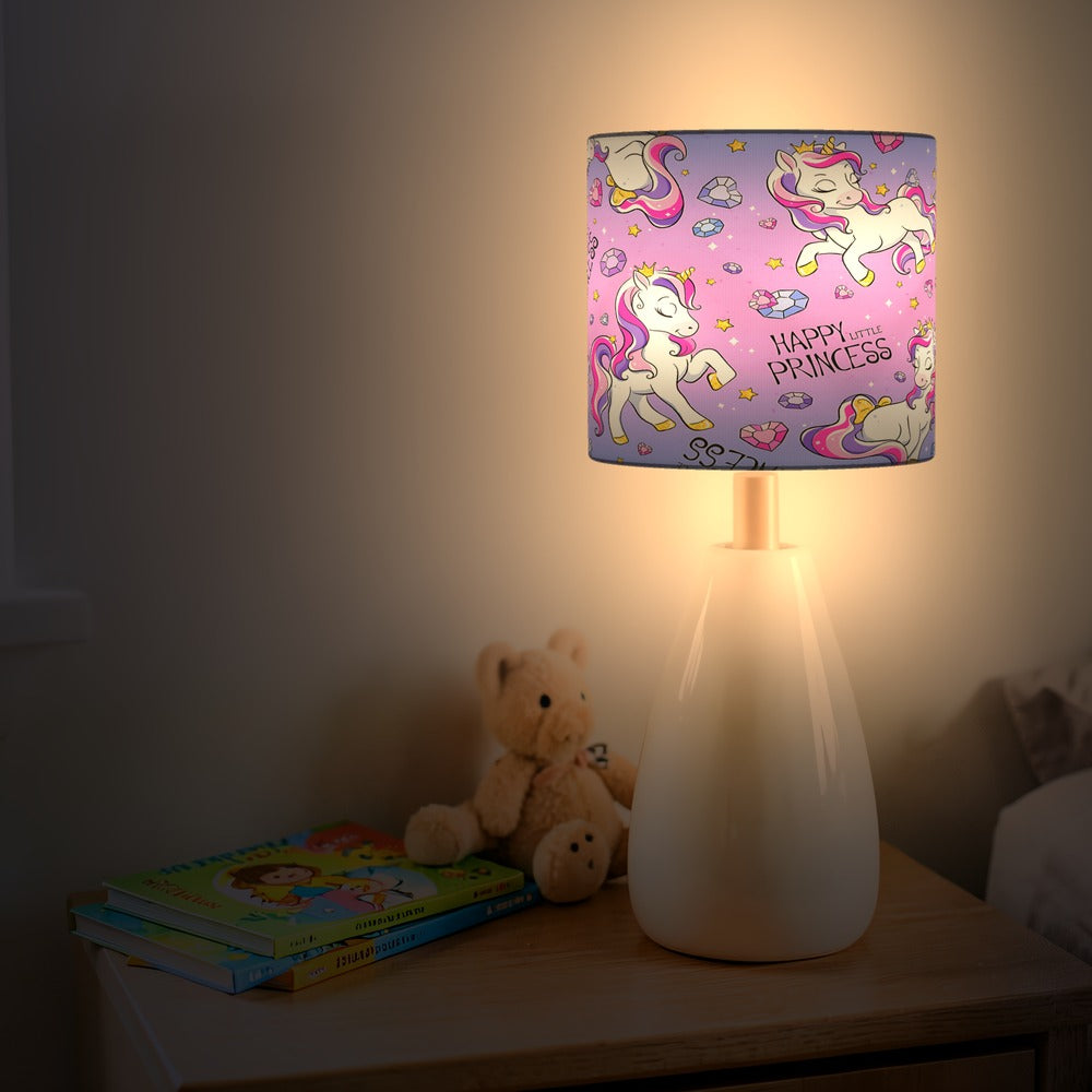 Pink Unicorn Princess lampshade