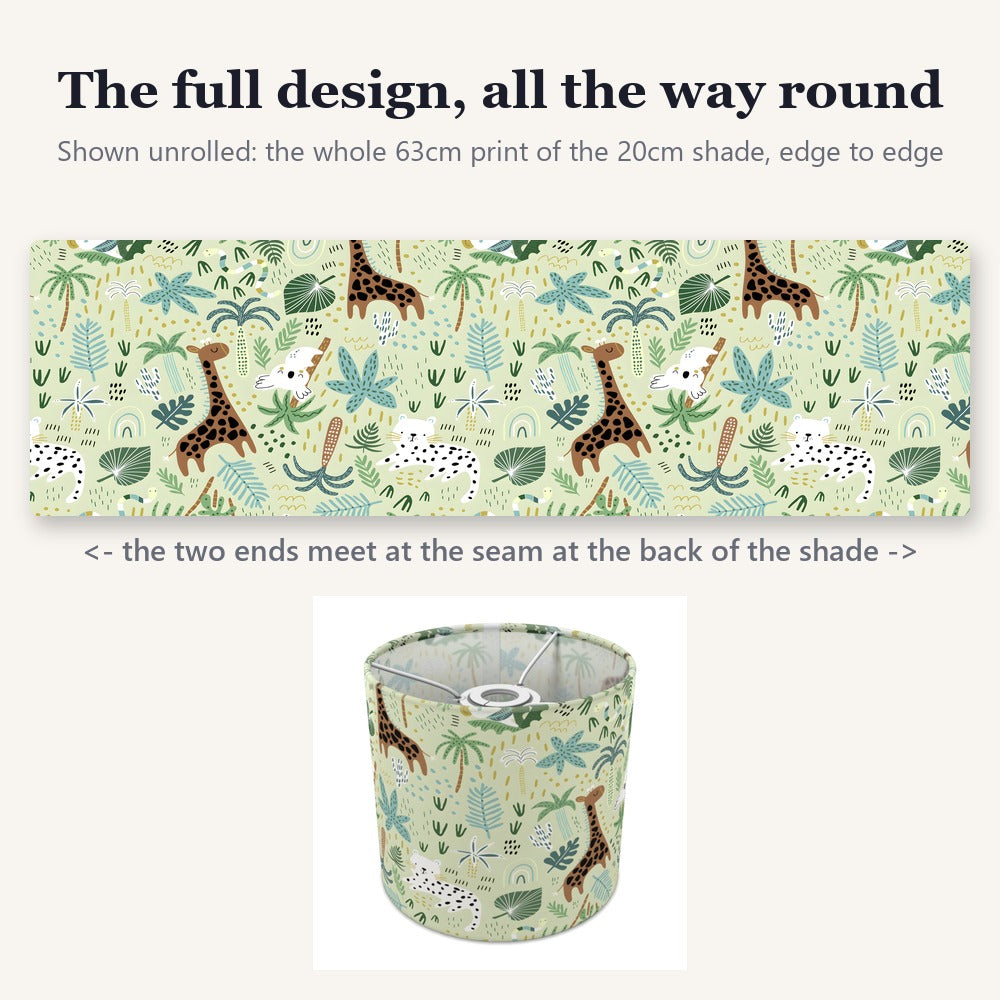 Jungle Safari Animal lampshade