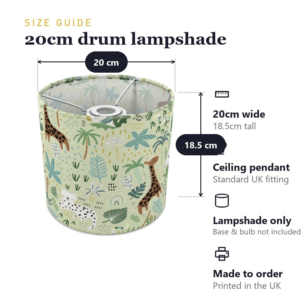 Jungle Safari Animal lampshade