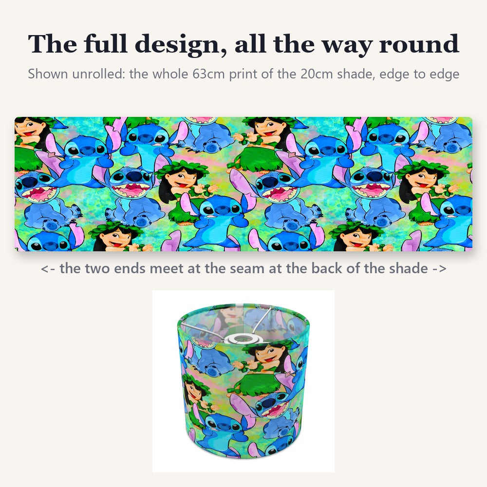 Colorful Animated Figure lampshade