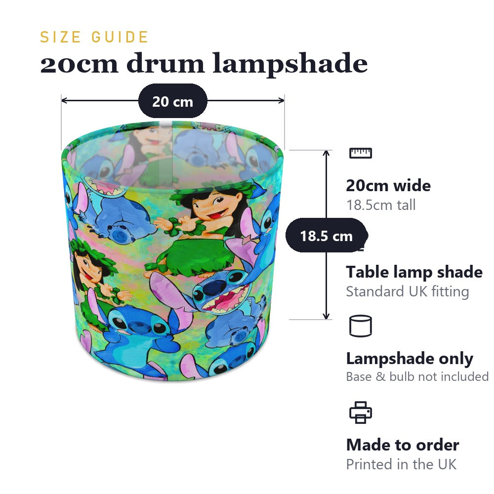 Colorful Animated Figure lampshade
