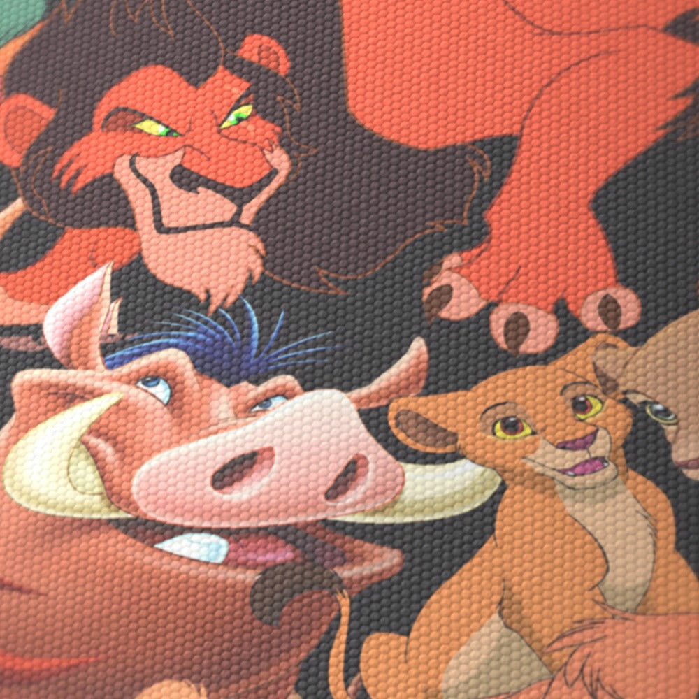 Orange Black Lion Safari Theme lampshade
