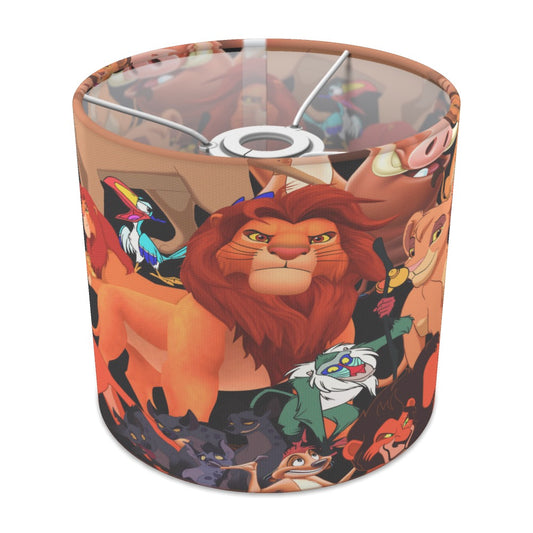Orange Black Lion Safari Theme lampshade - 20cm Ceiling