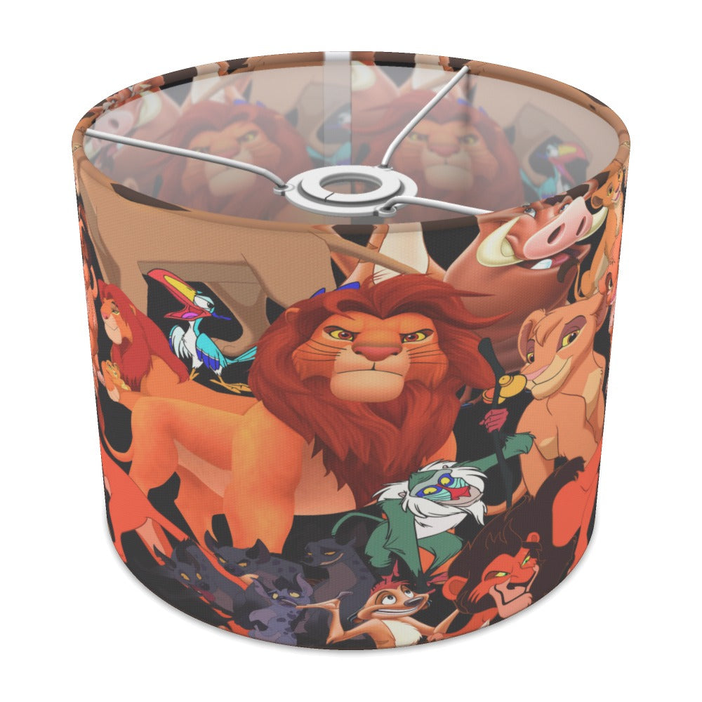 Orange Black Lion Safari Theme lampshade - 25cm Ceiling