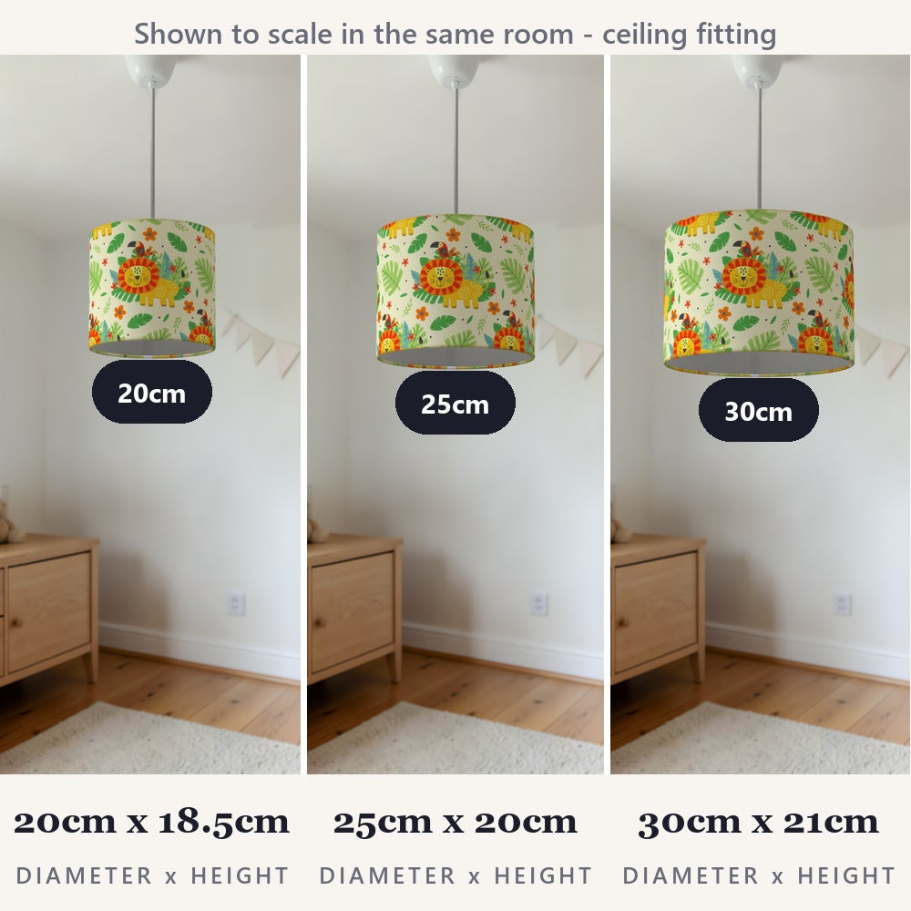 Jungle Safari Animal lampshade