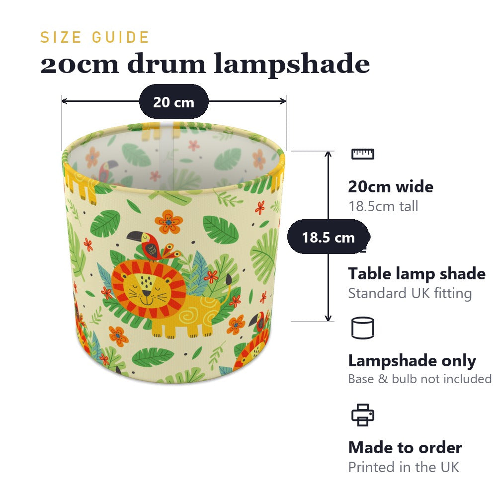 Jungle Safari Animal lampshade