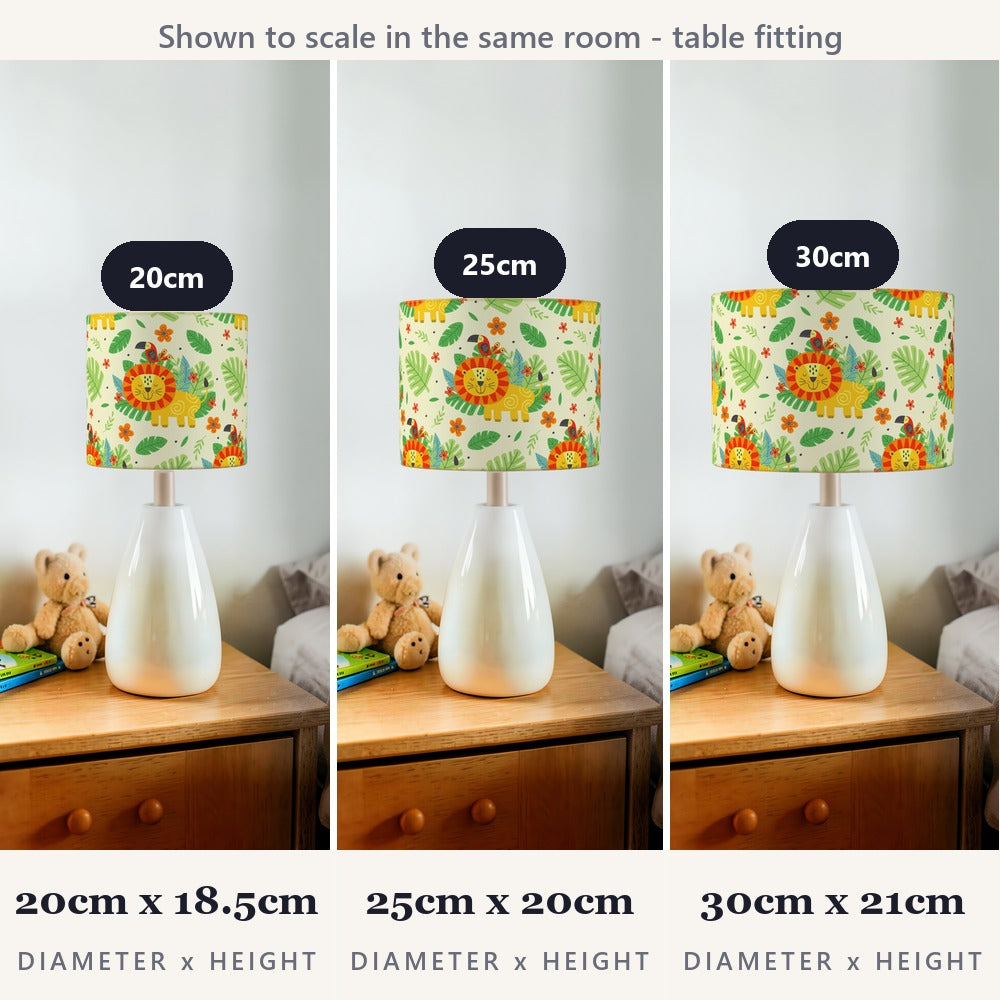 Jungle Safari Animal lampshade