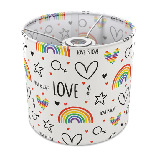 Love Is Love Rainbow Pride lampshade - 20cm Ceiling