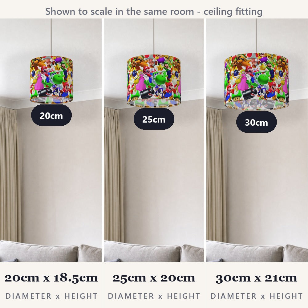 Colorful Animated Figure lampshade