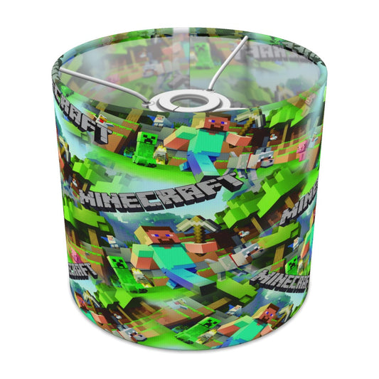 Kids Bedroom Pixels Mining Game lampshade - 20cm Ceiling