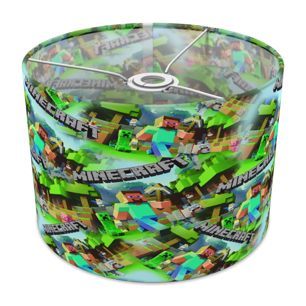 Kids Bedroom Pixels Mining Game lampshade - 30cm Ceiling