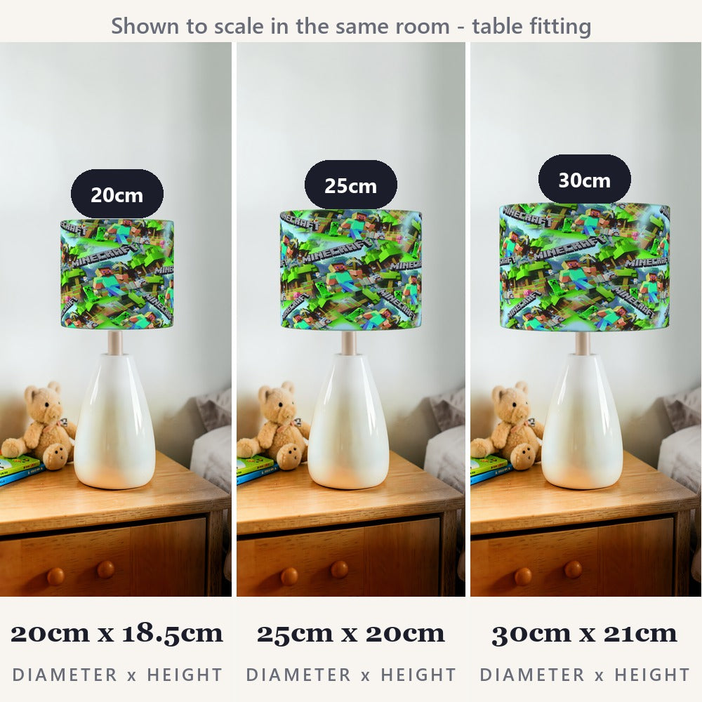 Pixels Mining Game lampshade