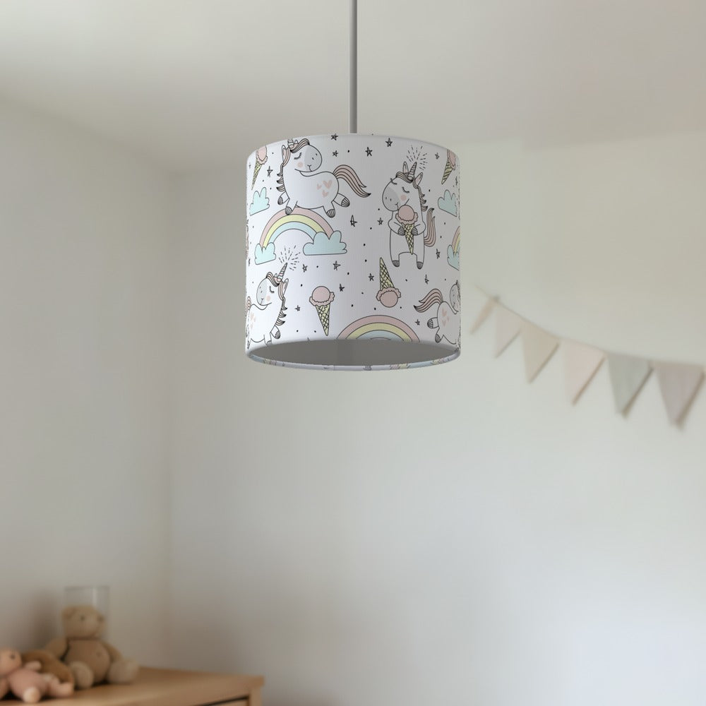 Unicorn Rainbow Ice lampshade