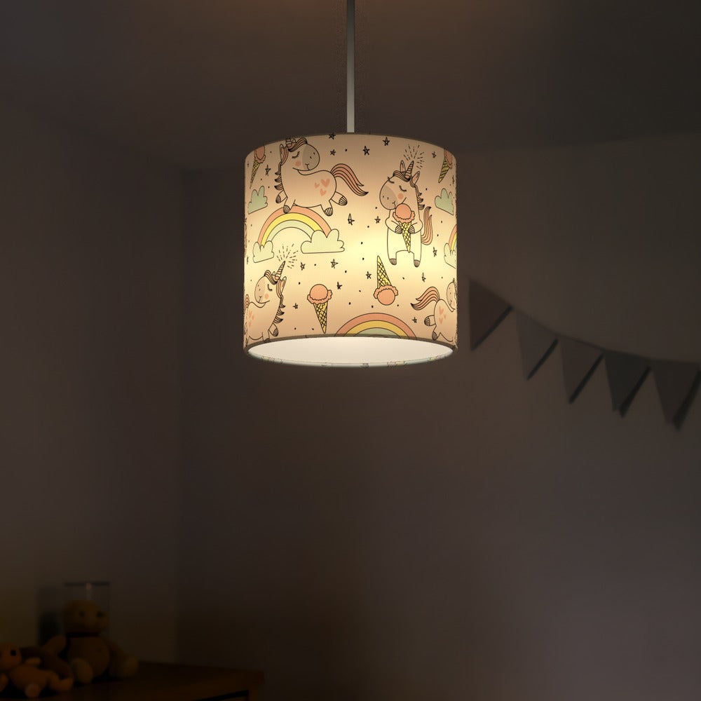 Unicorn Rainbow Ice lampshade