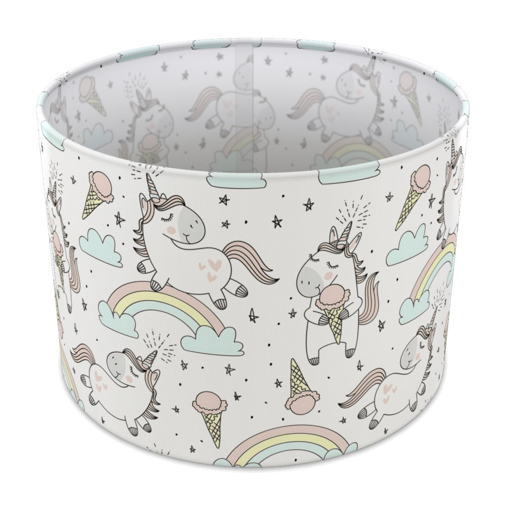 Unicorn Rainbow Ice lampshade - 30cm Table