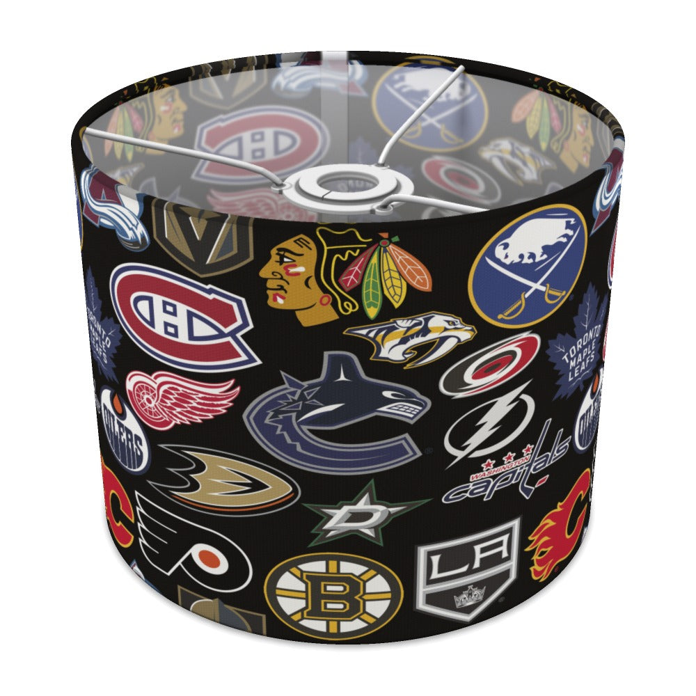 NHL Teams Logo Pattern lampshade - 25cm Ceiling