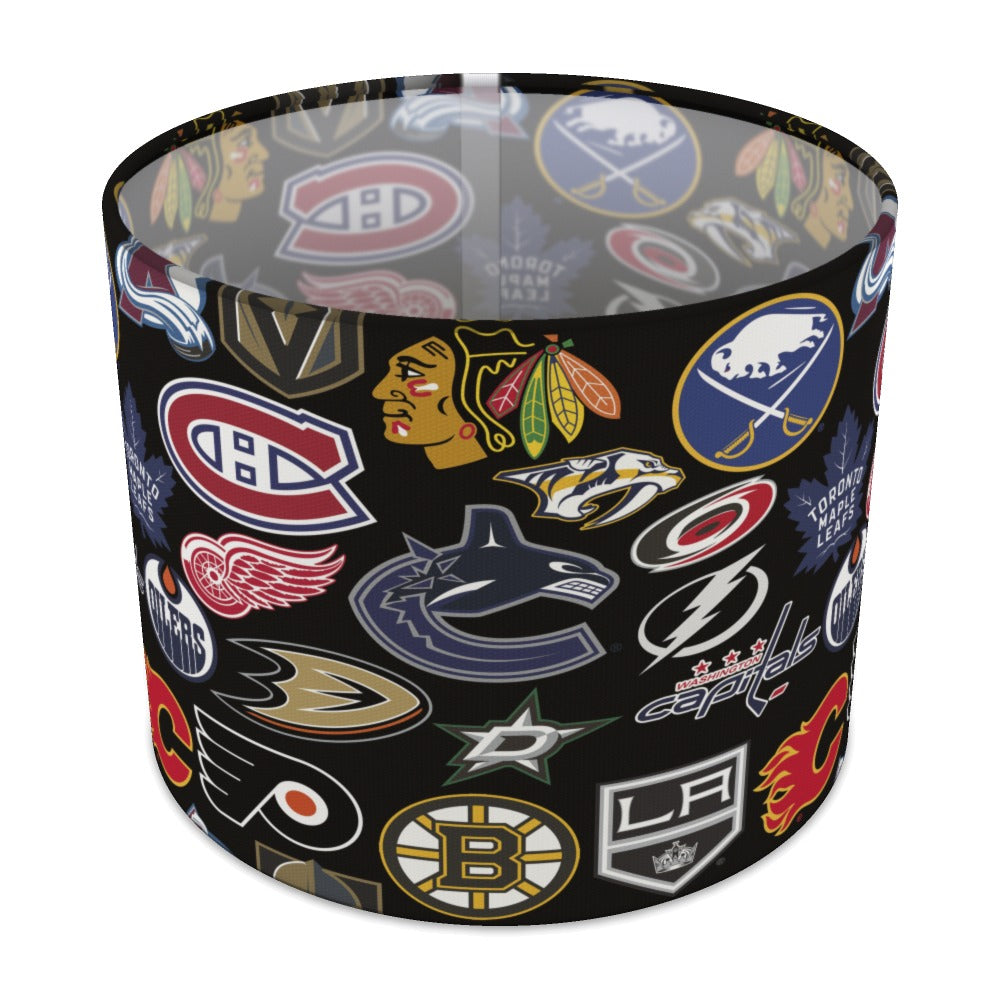 NHL Teams Logo Pattern lampshade - 25cm Table