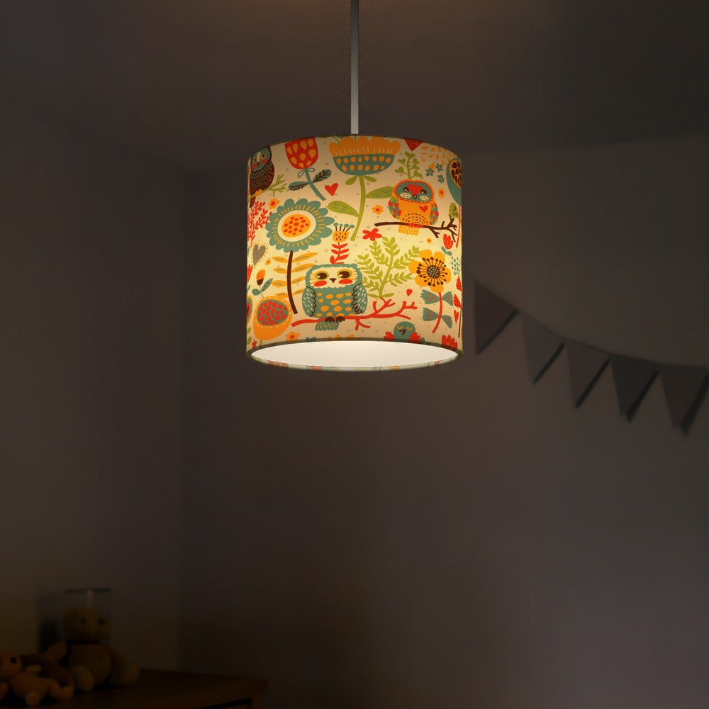 Owl lampshade