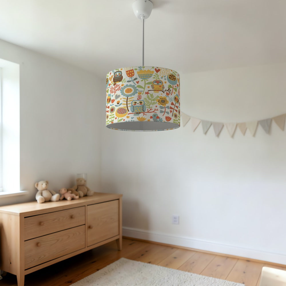 Owl lampshade