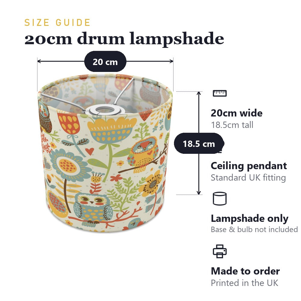 Owl lampshade