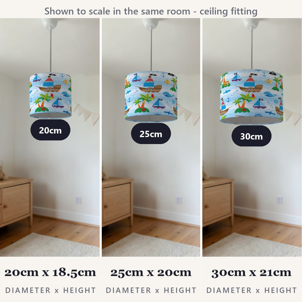 Pirate Adventure lampshade