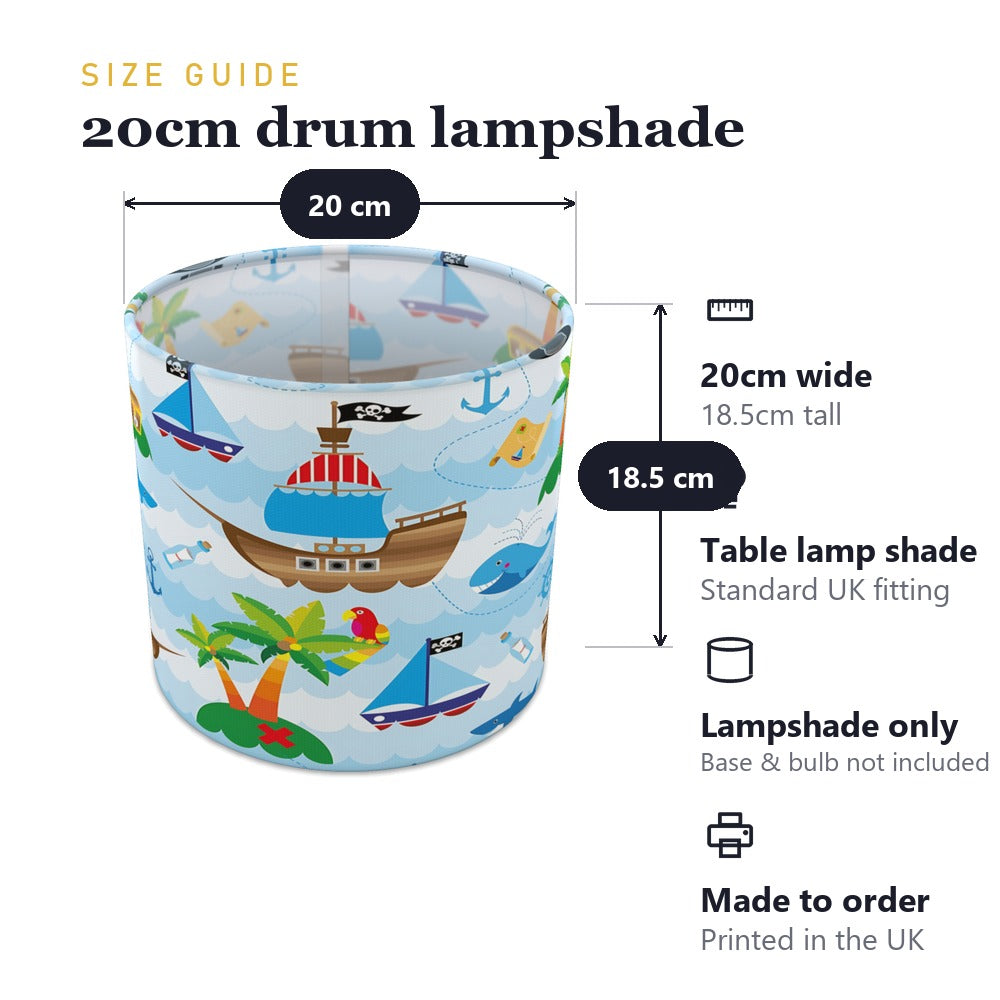 Pirate Adventure lampshade