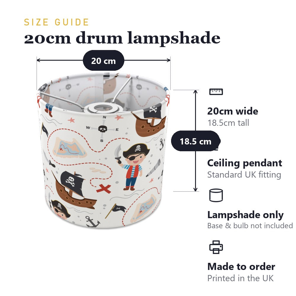 Pirate Adventure lampshade