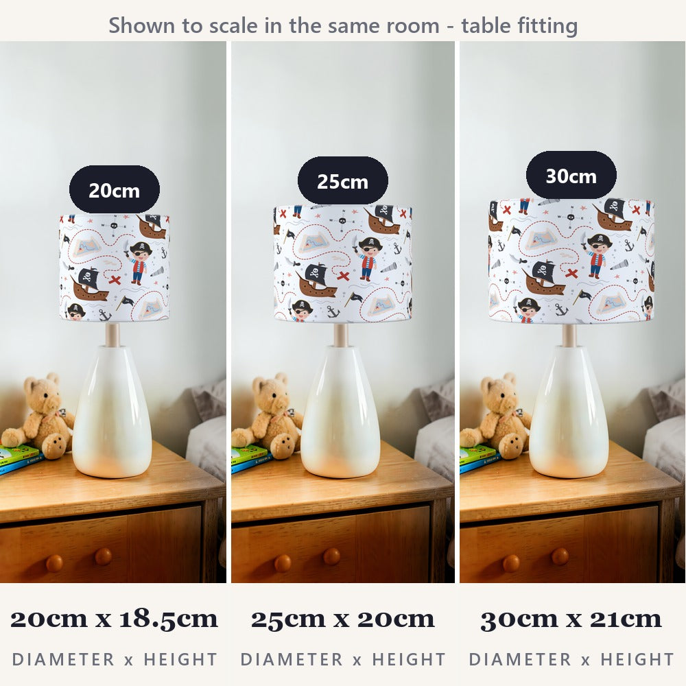 Pirate Adventure lampshade