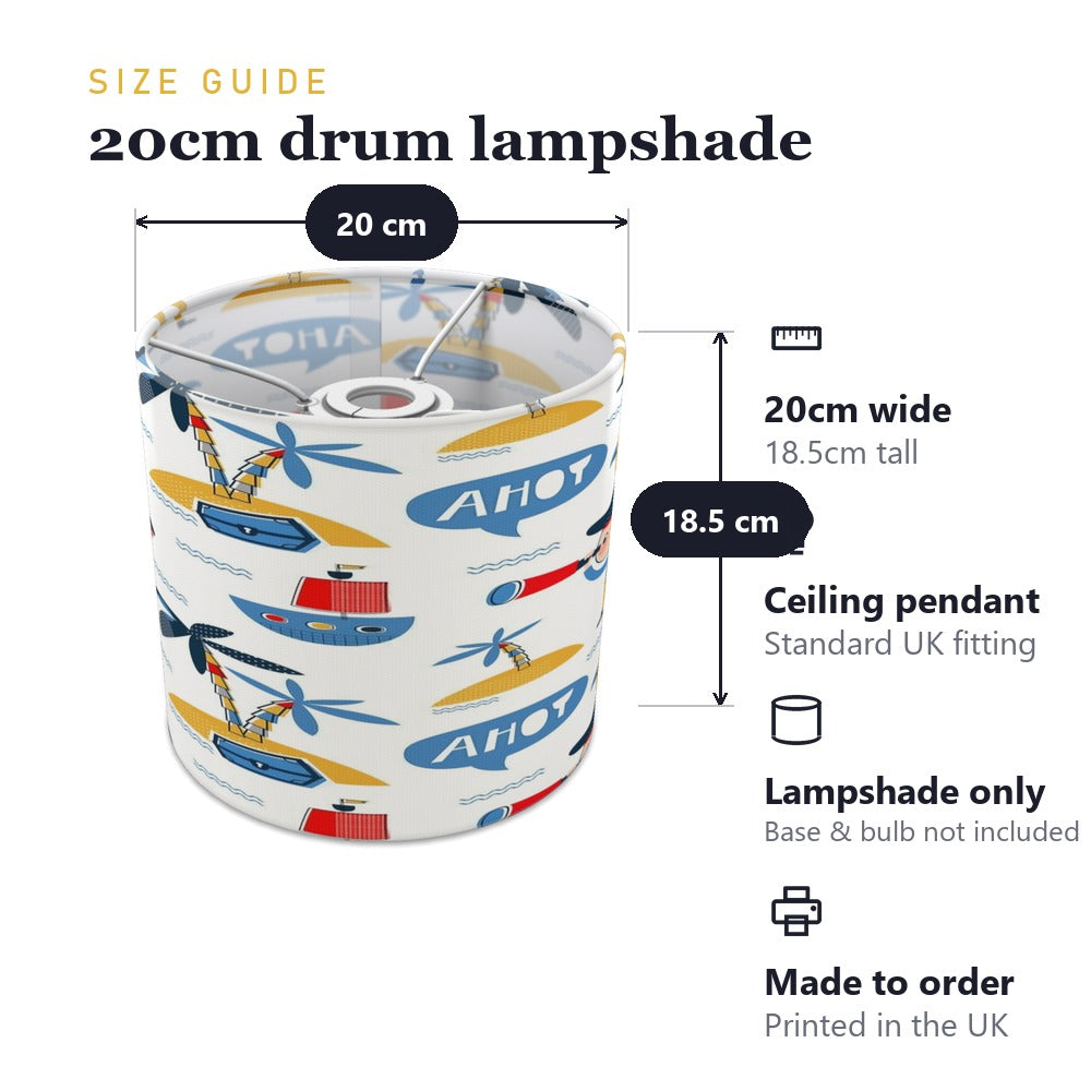 Pirate Adventure lampshade