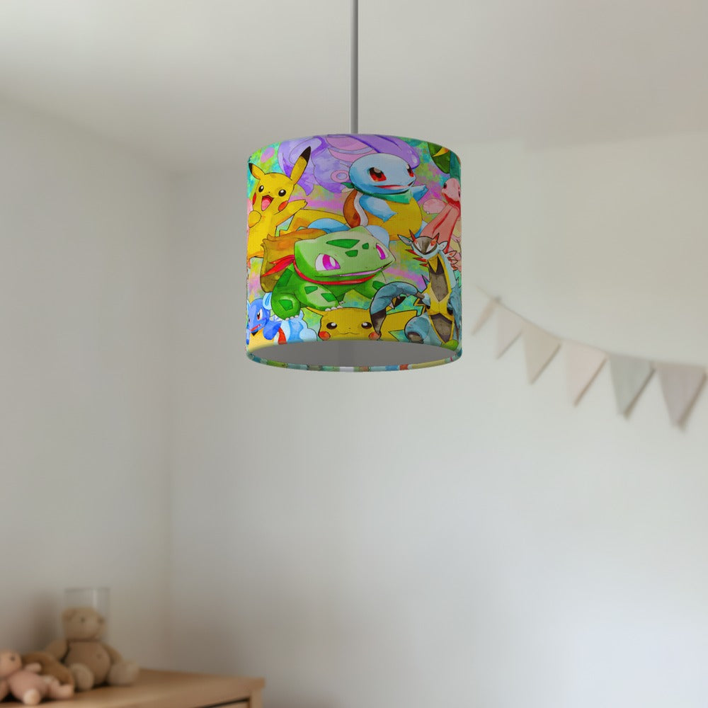 Colorful Cartoon Characters lampshade