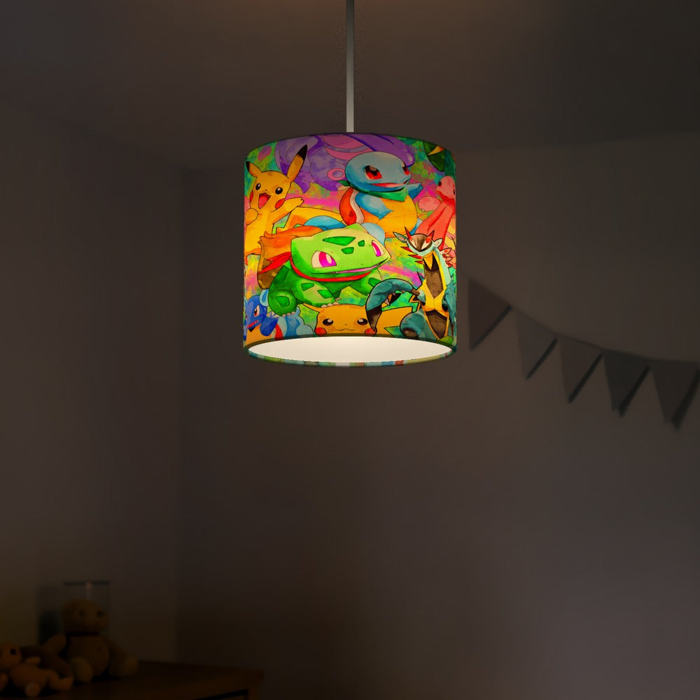 Colorful Cartoon Characters lampshade
