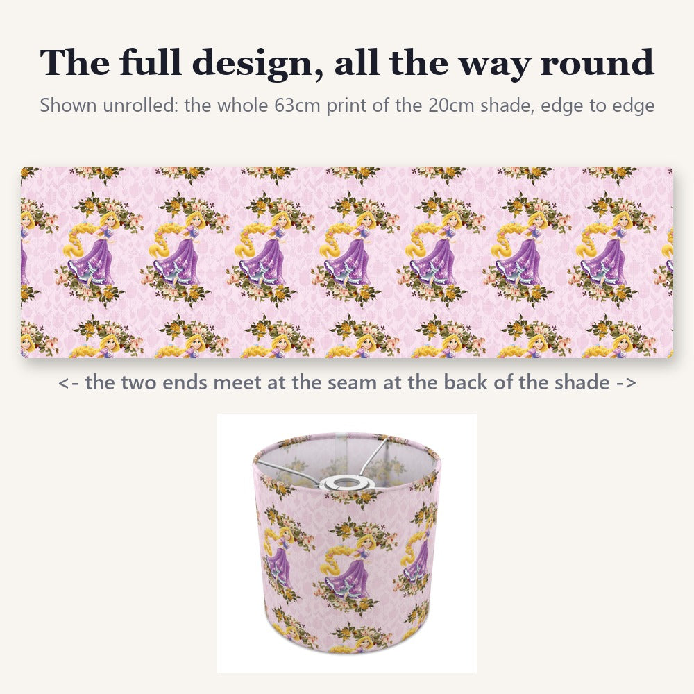 Princess Rapunzel Floral lampshade