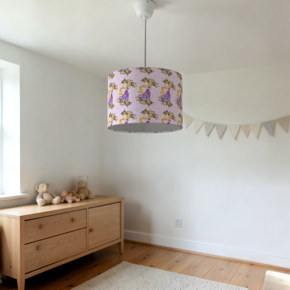 Princess Rapunzel Floral lampshade