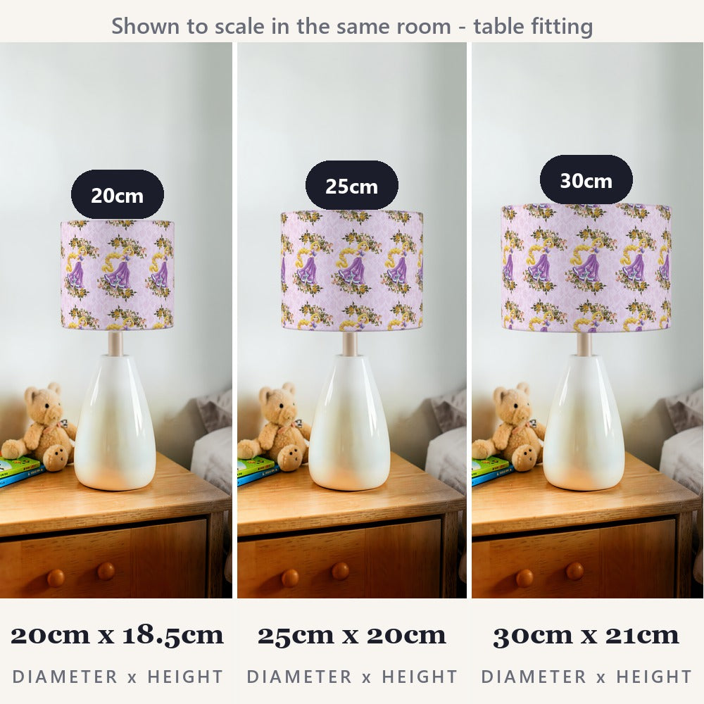 Princess Rapunzel Floral lampshade