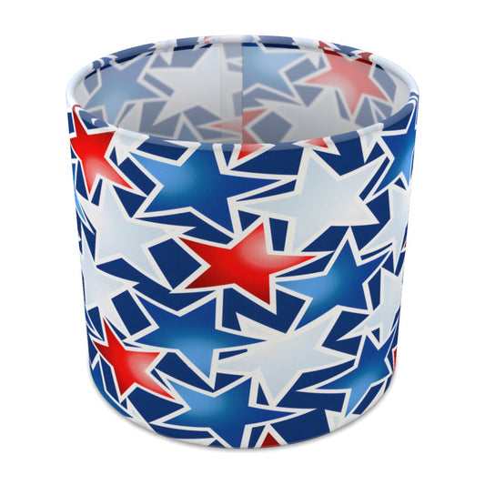 Red White And Blue Stars lampshade - 20cm Table