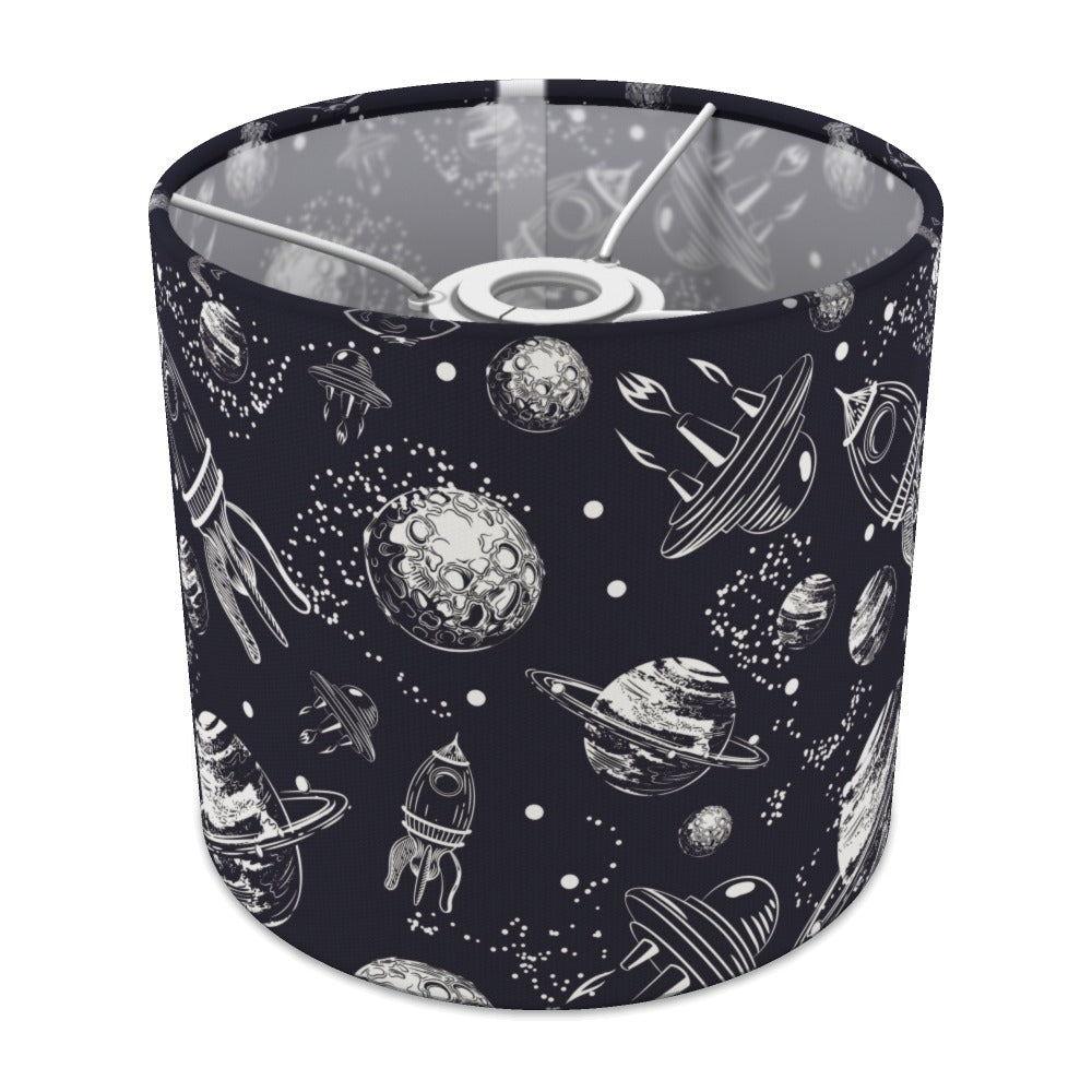 Navy Space Rocket Galaxy lampshade - 20cm Ceiling