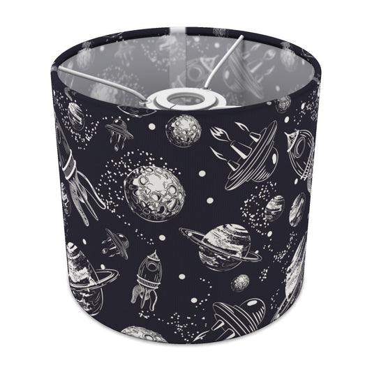 Navy Space Rocket Galaxy lampshade - 20cm Ceiling