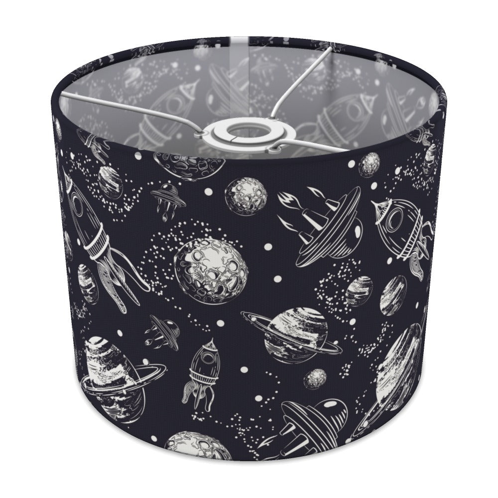 Navy Space Rocket Galaxy lampshade - 25cm Ceiling