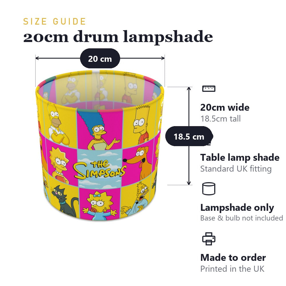 Colorful Cartoon Family lampshade