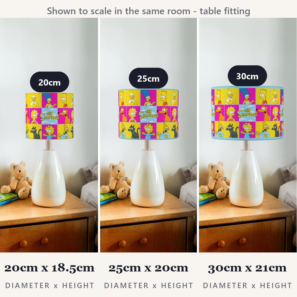 Colorful Cartoon Family lampshade