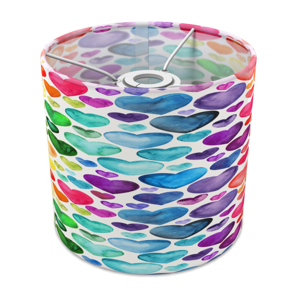 Colorful Hearts Pattern lampshade - 20cm Ceiling