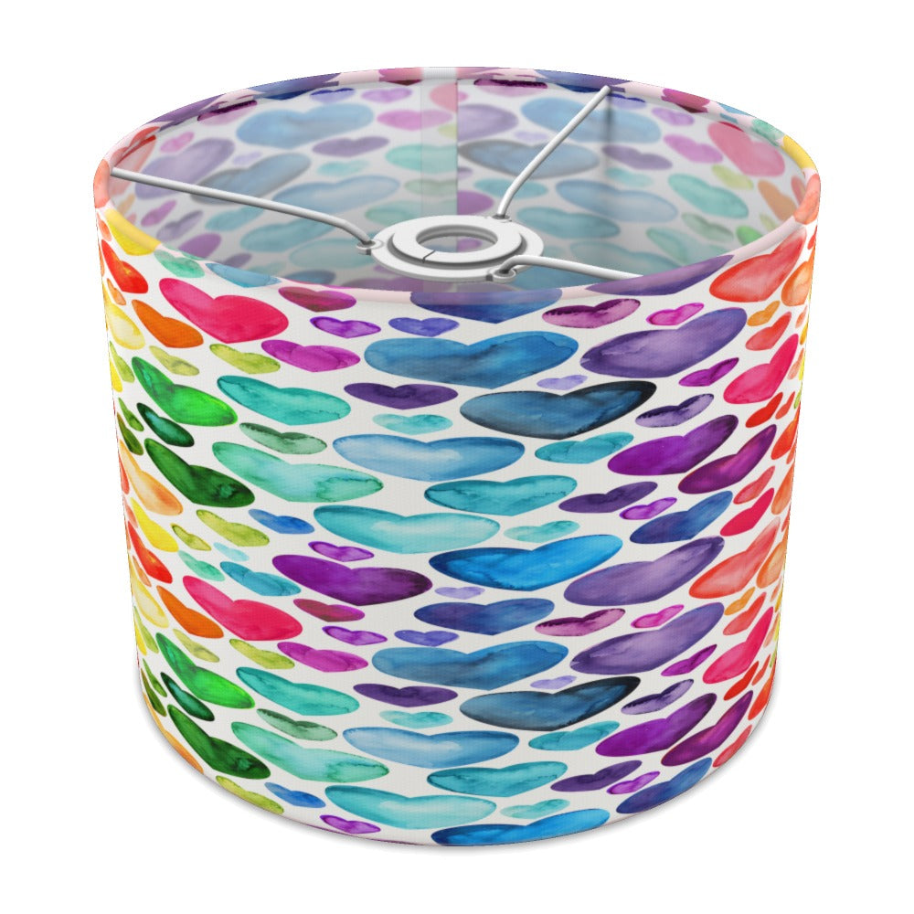 Colorful Hearts Pattern lampshade - 25cm Ceiling