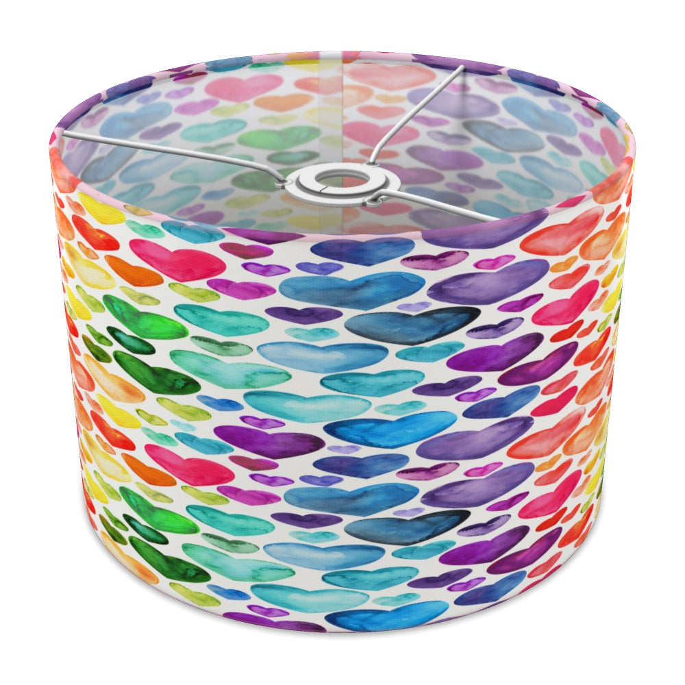 Colorful Hearts Pattern lampshade - 30cm Ceiling