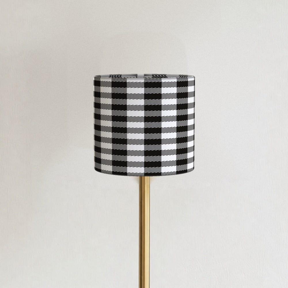Black and White Houndstooth Pattern lampshade