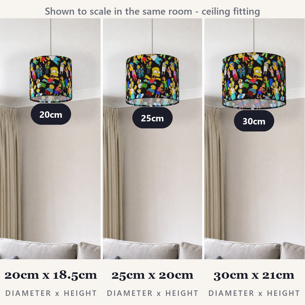 The Simpsons Characters lampshade